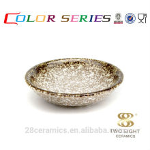 Wholesale restaurant used tableware, guangzhou ceramic bisque plate